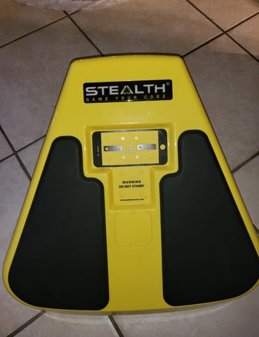 Stealth plank exercise machine