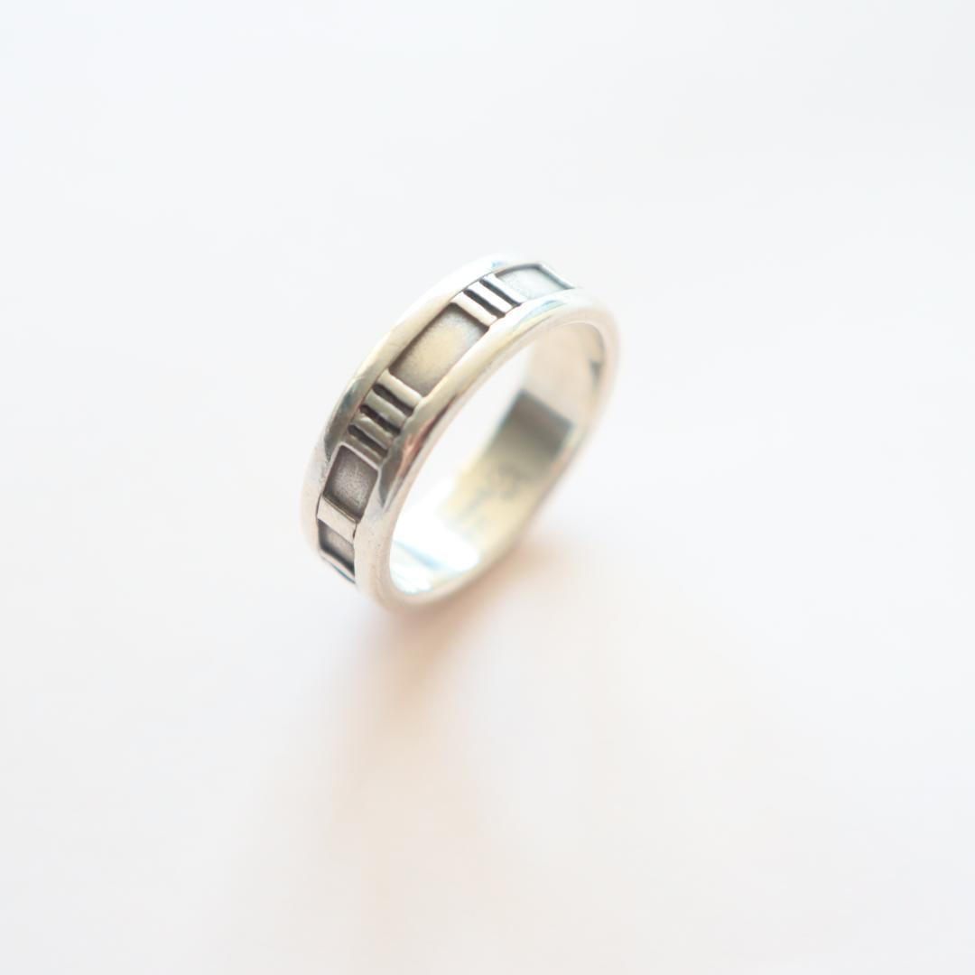 Tiffany Atlas Silver Ring, Size 19