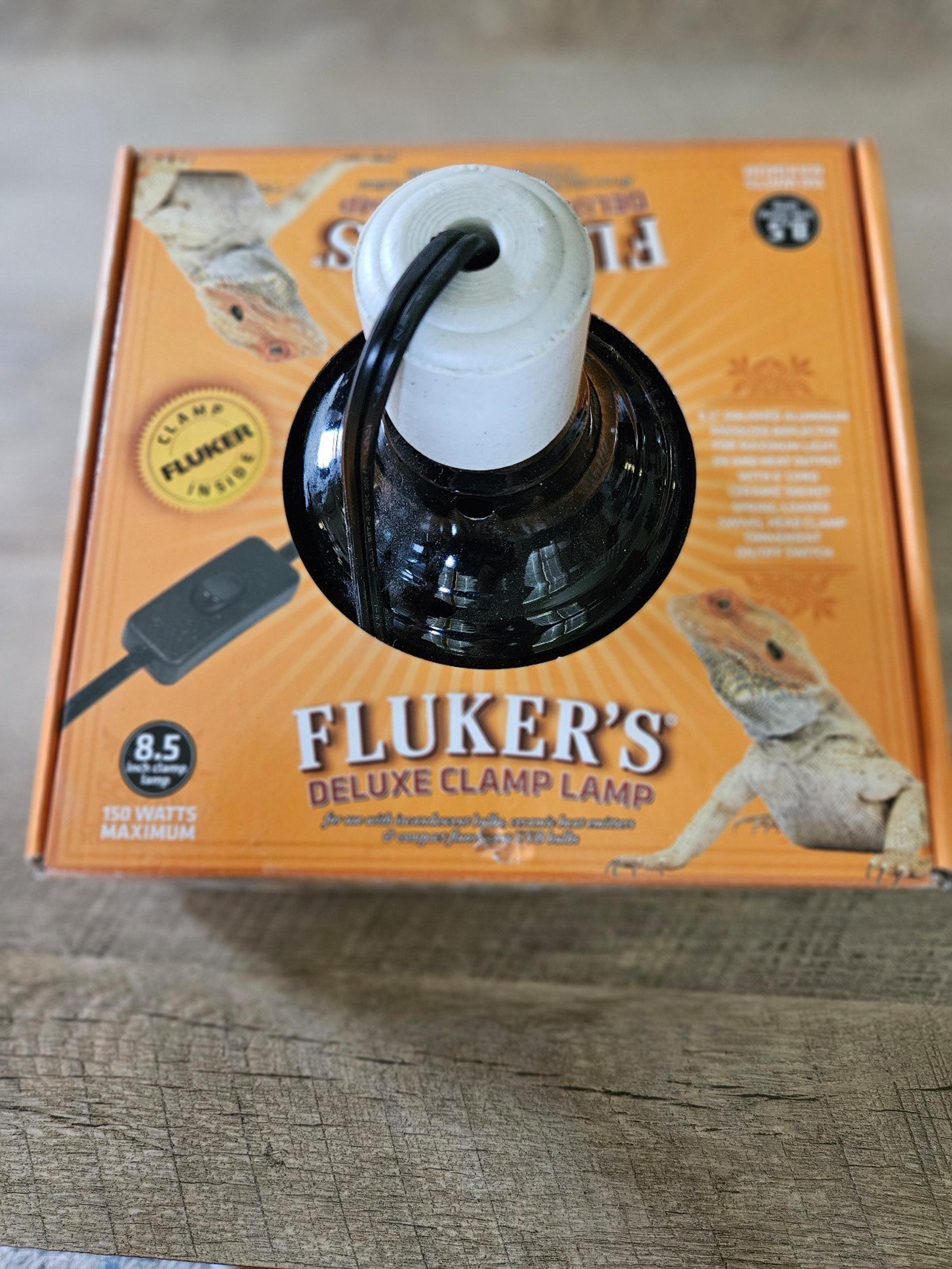 Flukers Deluxe Clamp Lamp
