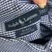 Ralph Lauren Men XL Blue/White Check Print Long Sleeve Button Up Shirt Preowned