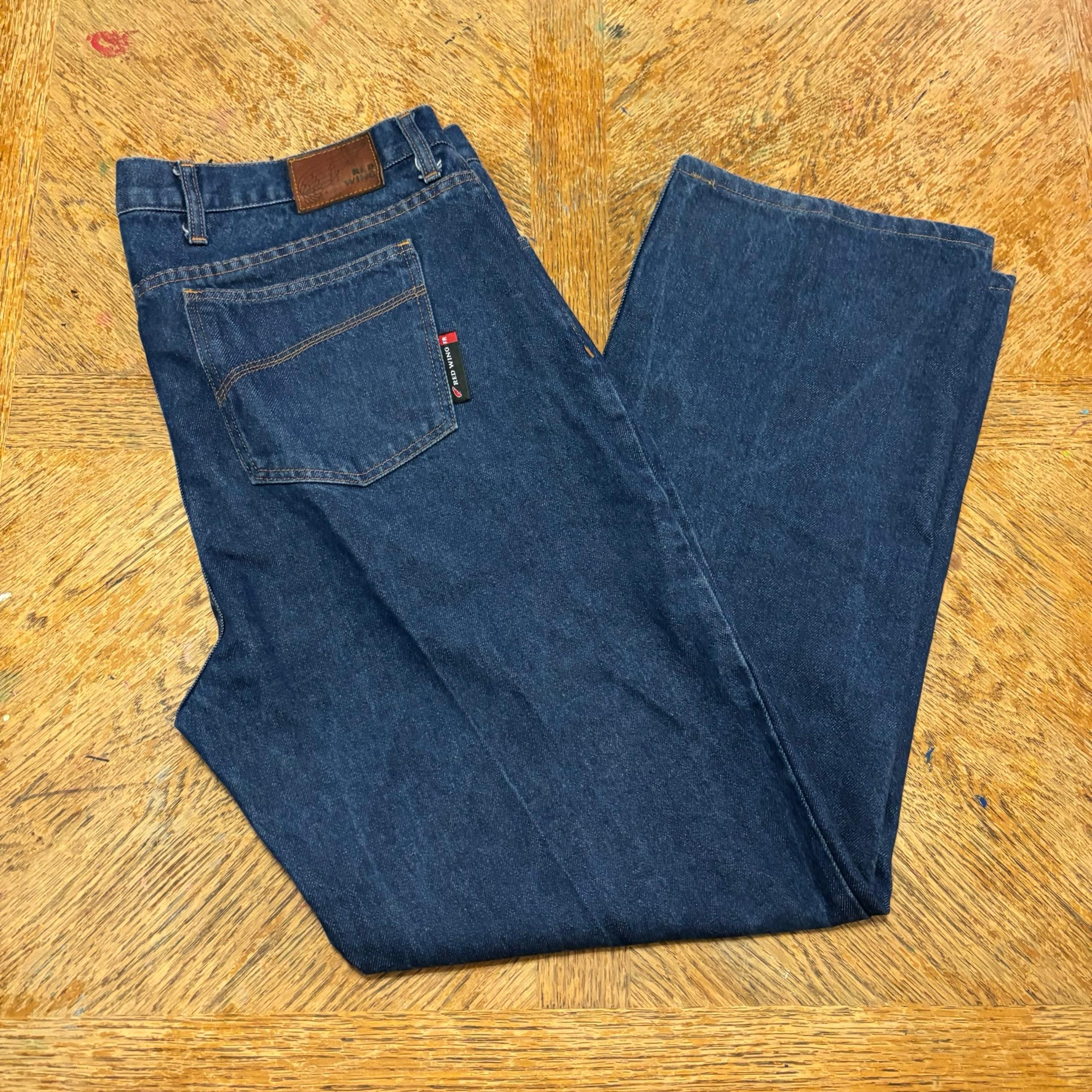 REDWING FR Flame Retardant Work Blue Jeans Mens 42x40 Mens Work Wear See picture