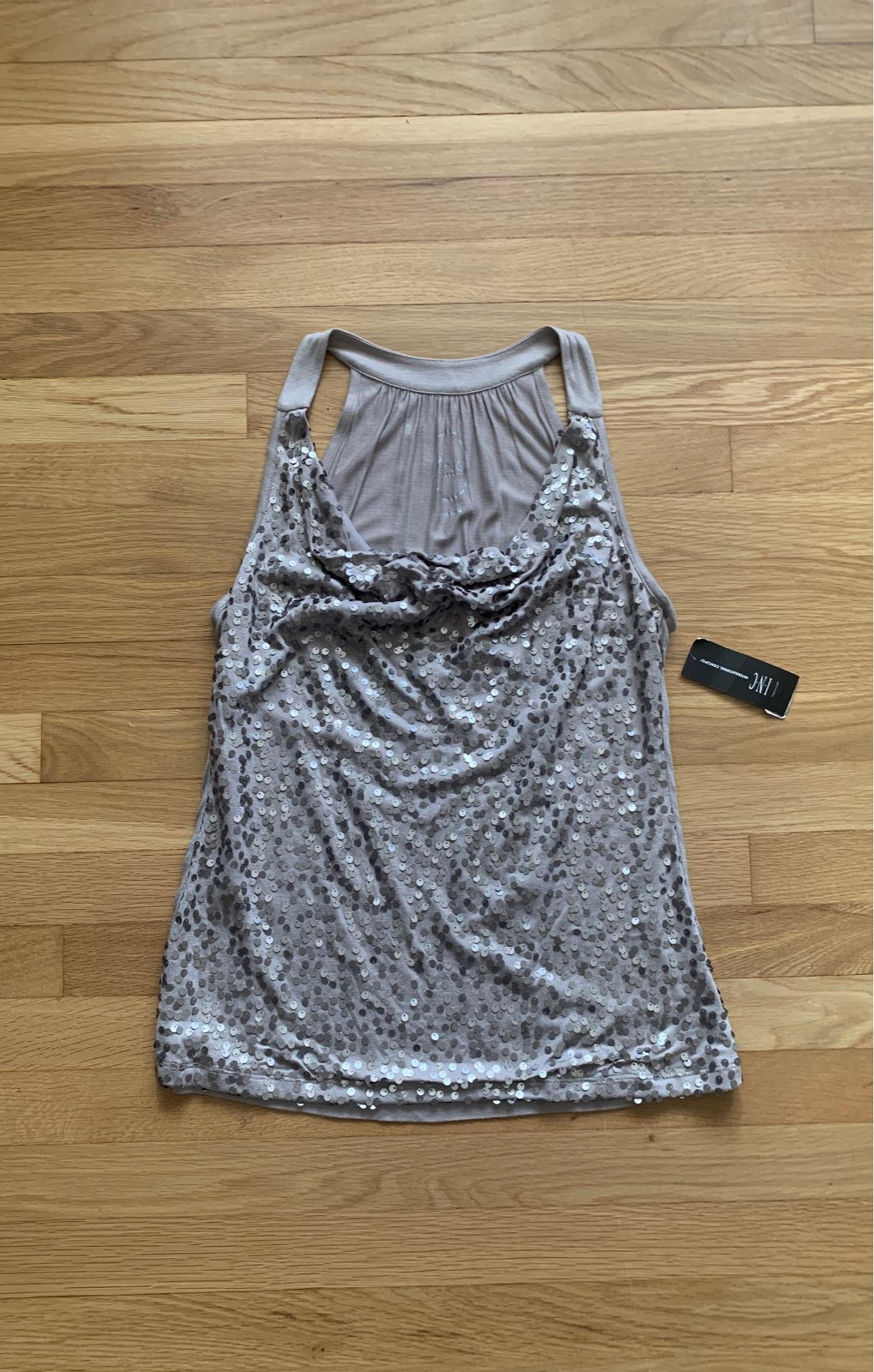 Sequin tank top