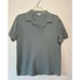 Sunspel England women’s one pocket blue polo shirt size Medium #1-1410
