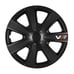 Alpena 17” VR Carbon Wheel Covers - Black, Set of 4 (Model 58410)