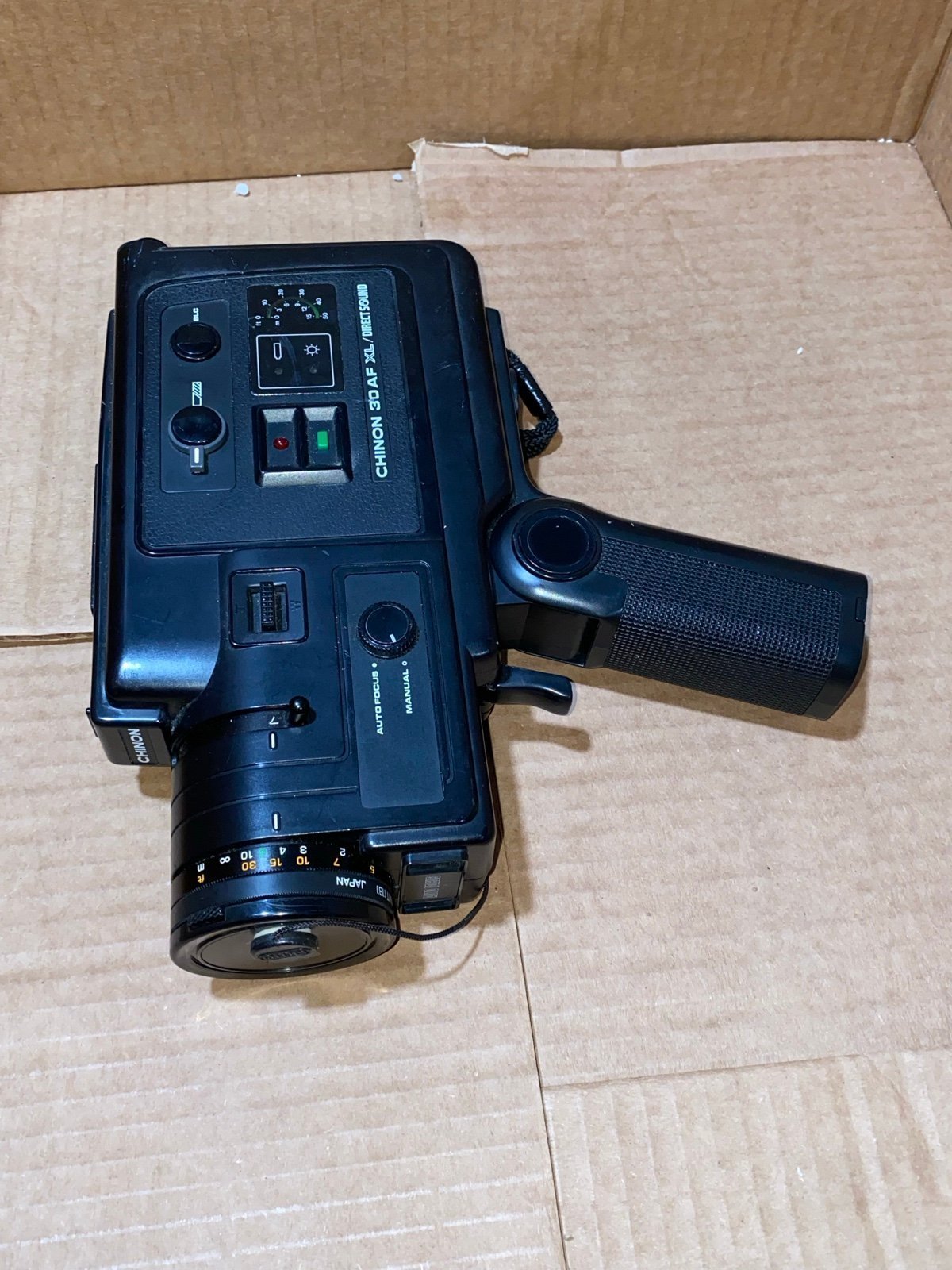 Chinon 30R XL Direct Sound Super 8 Film Movie Camera Zoom Lens JPN * worked
