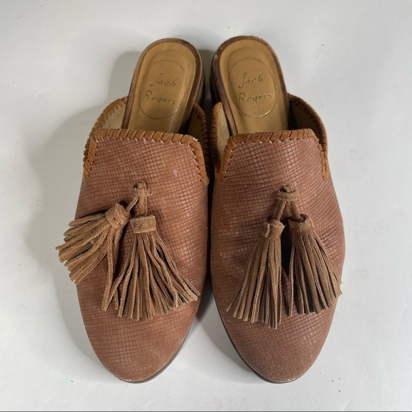 Jack Rogers Delaney Mule with Tassles Size 6