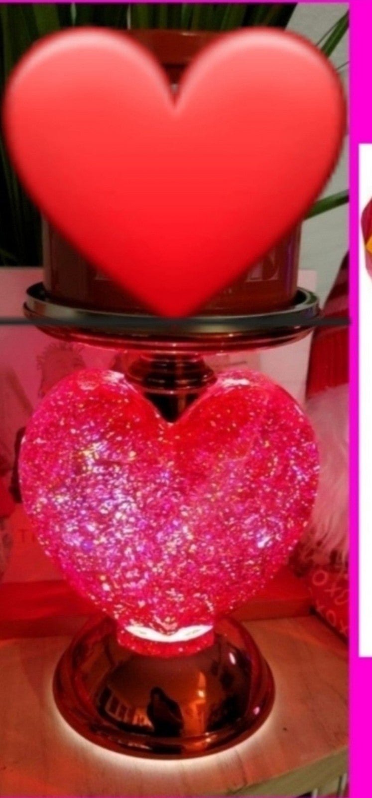 Bath and Body Works 2022 Heart Globe