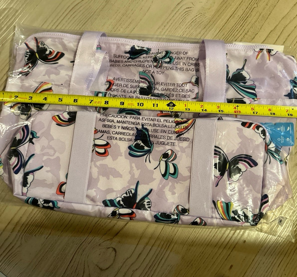 Vera bradley reactive tote bag sale