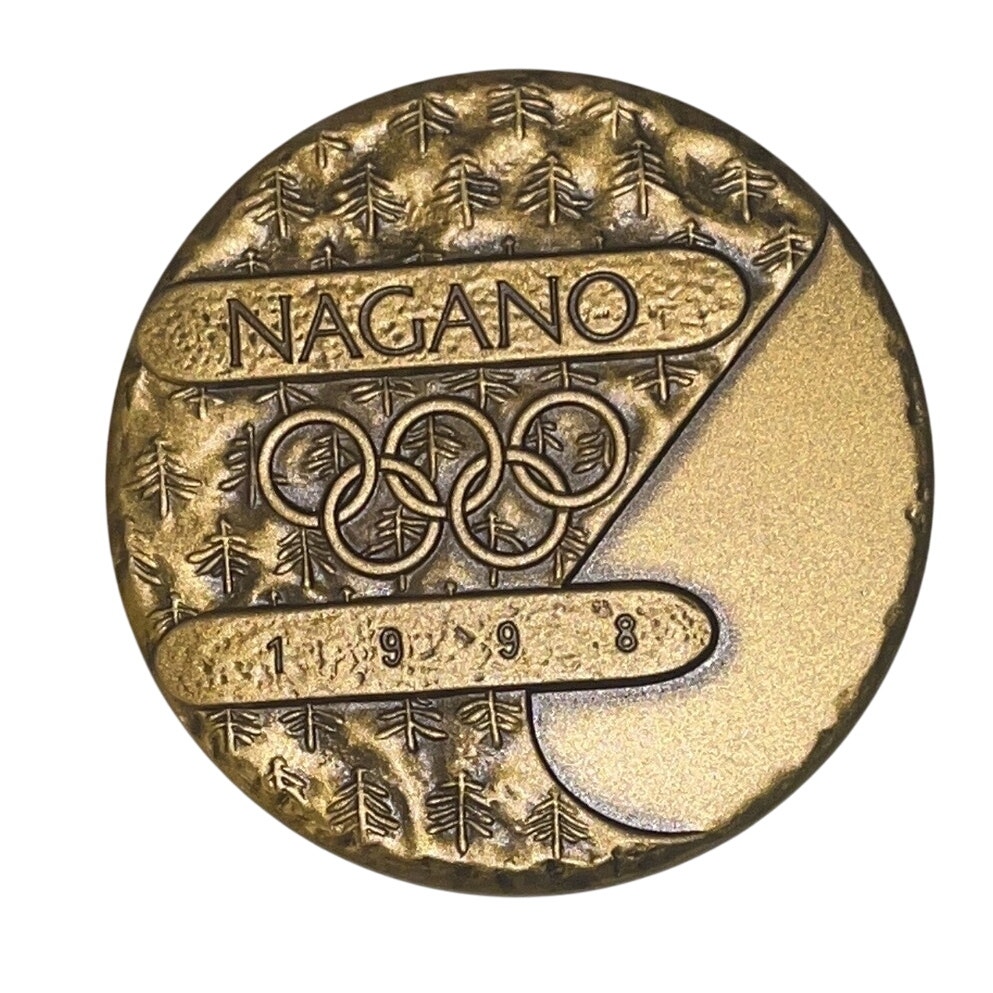 1998 Nagano Winter Olympics Bronze Participation Medal in original box