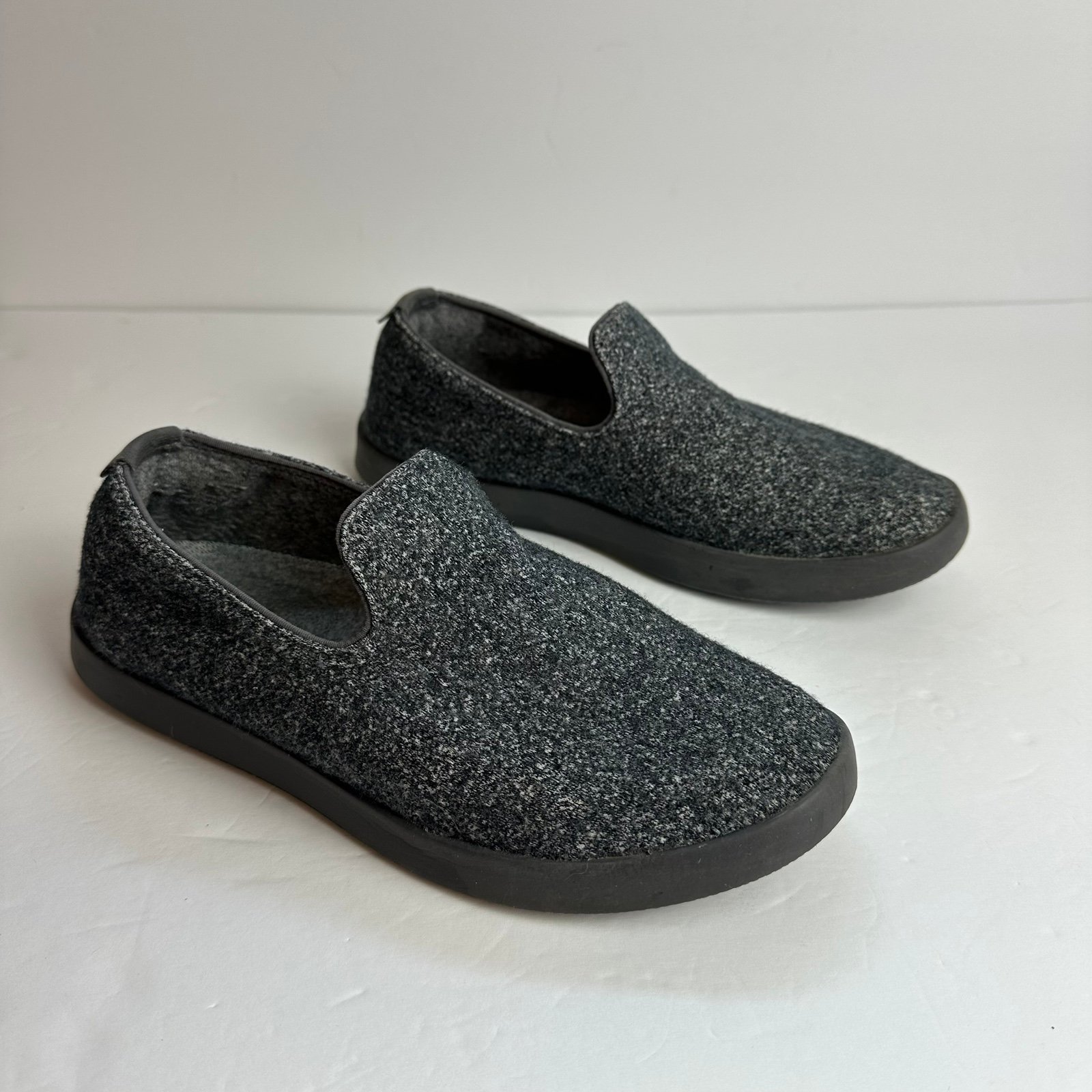 Allbirds Wool Loungers Shoes Women's Size 8 Dark Gray Merino Wool Slip-On