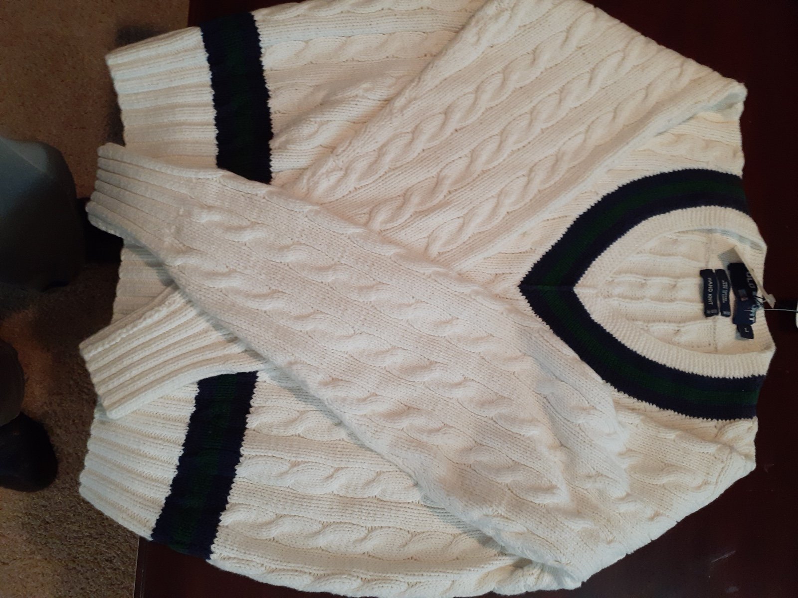 Classic tennis sweater top