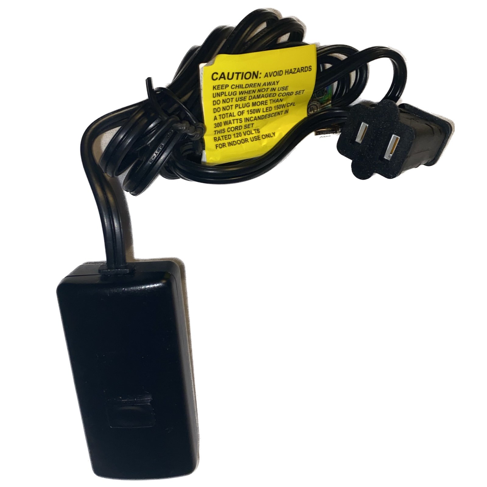Leviton Table Top Plug-In Lamp Slide Switch Dimmer TBL03-10E, Black 6FT
