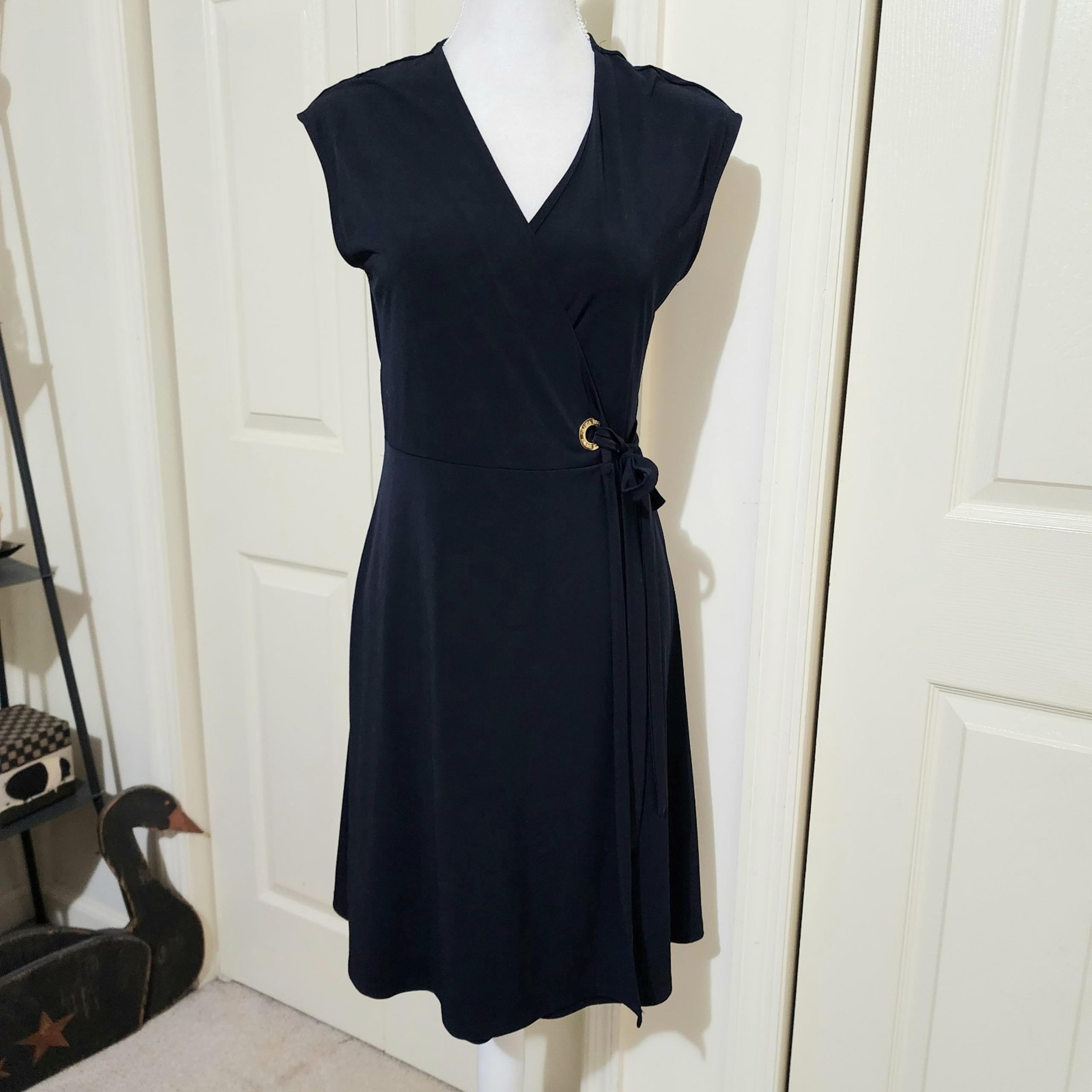Ivanka Trump Faux Wrap Dress Sz S