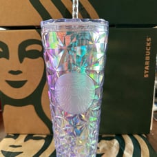 Starbucks Tumbler White Diamond Prism Unicorn - Holiday 2023 - Venti 24oz