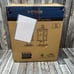 Outdoor Post Lantern Light Fixture with Pier Mount Base, Dusk to Dawn Black 2 Pa