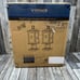 Outdoor Post Lantern Light Fixture with Pier Mount Base, Dusk to Dawn Black 2 Pa