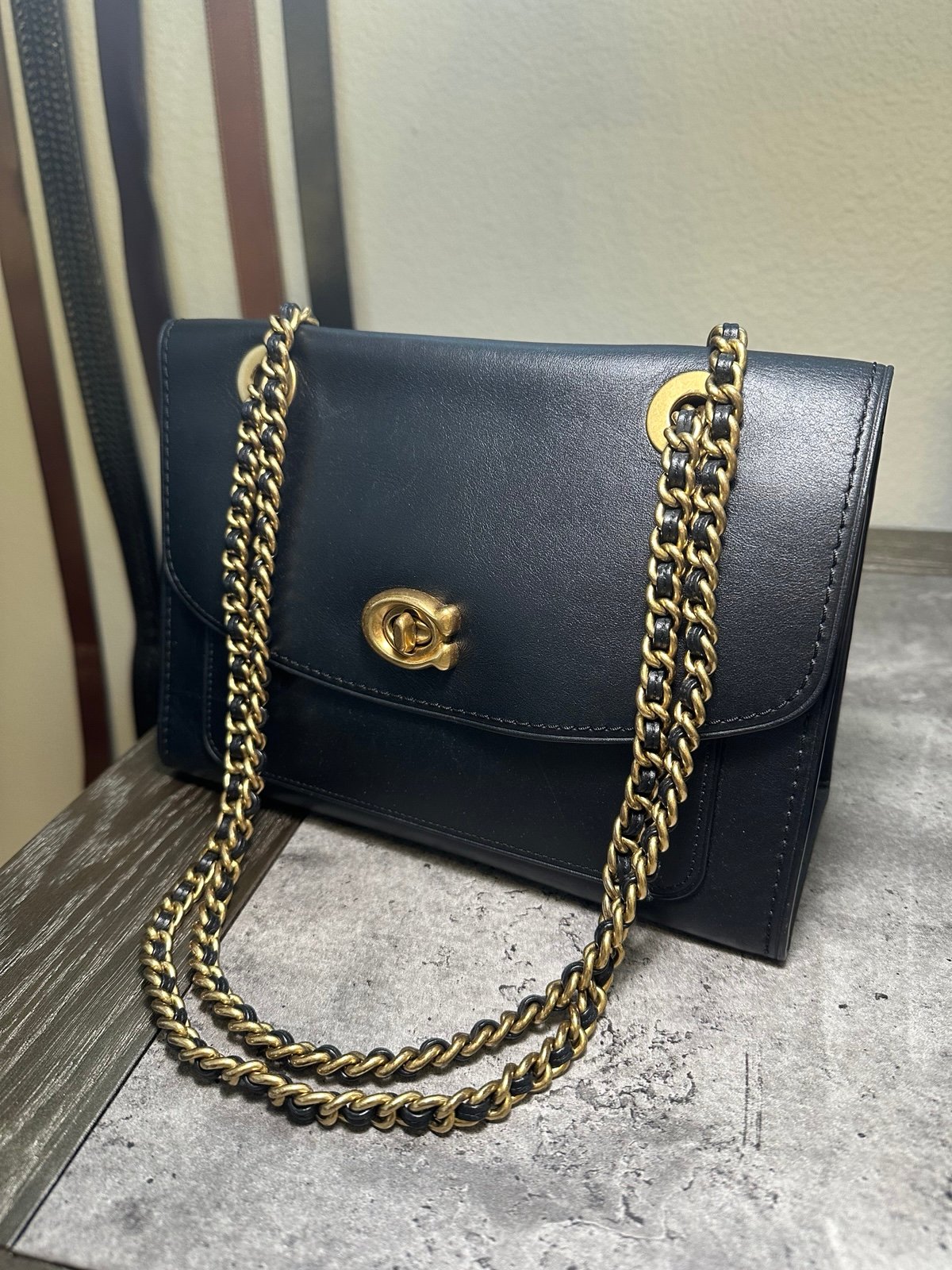 Coach Parker Leather Bag