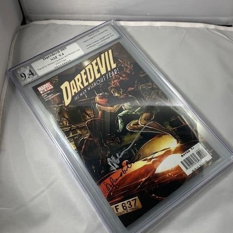Daredevil#89 PGX 9.4 W/2 SIGNATURES 2014