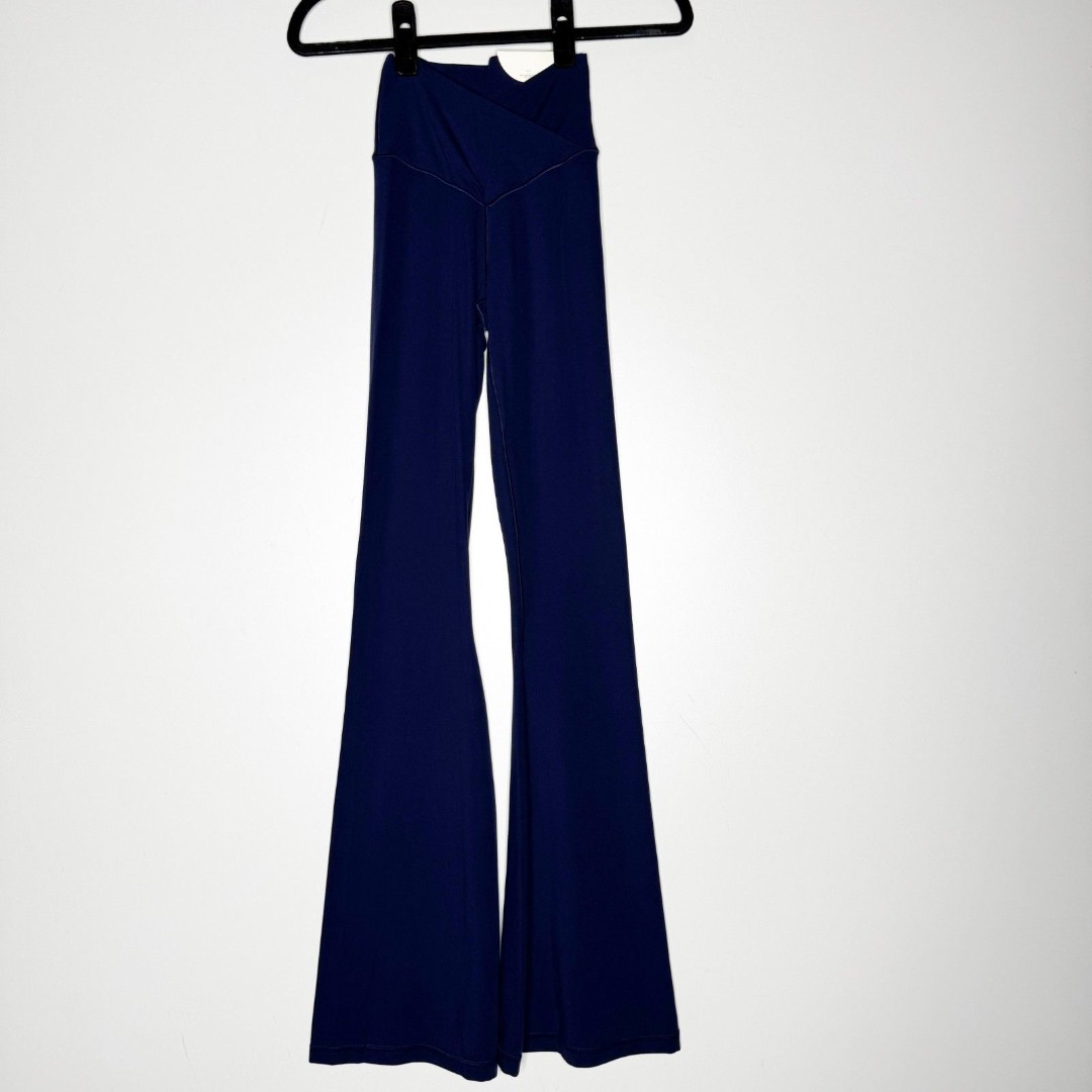 New Aerie Offline Real Me High Rise Flare Leggings Navy Blue Women's Size XS