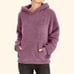 American Eagle Soft Sherpa Hoodie Sweatshirt Cozy dusty Purple Pullover XL