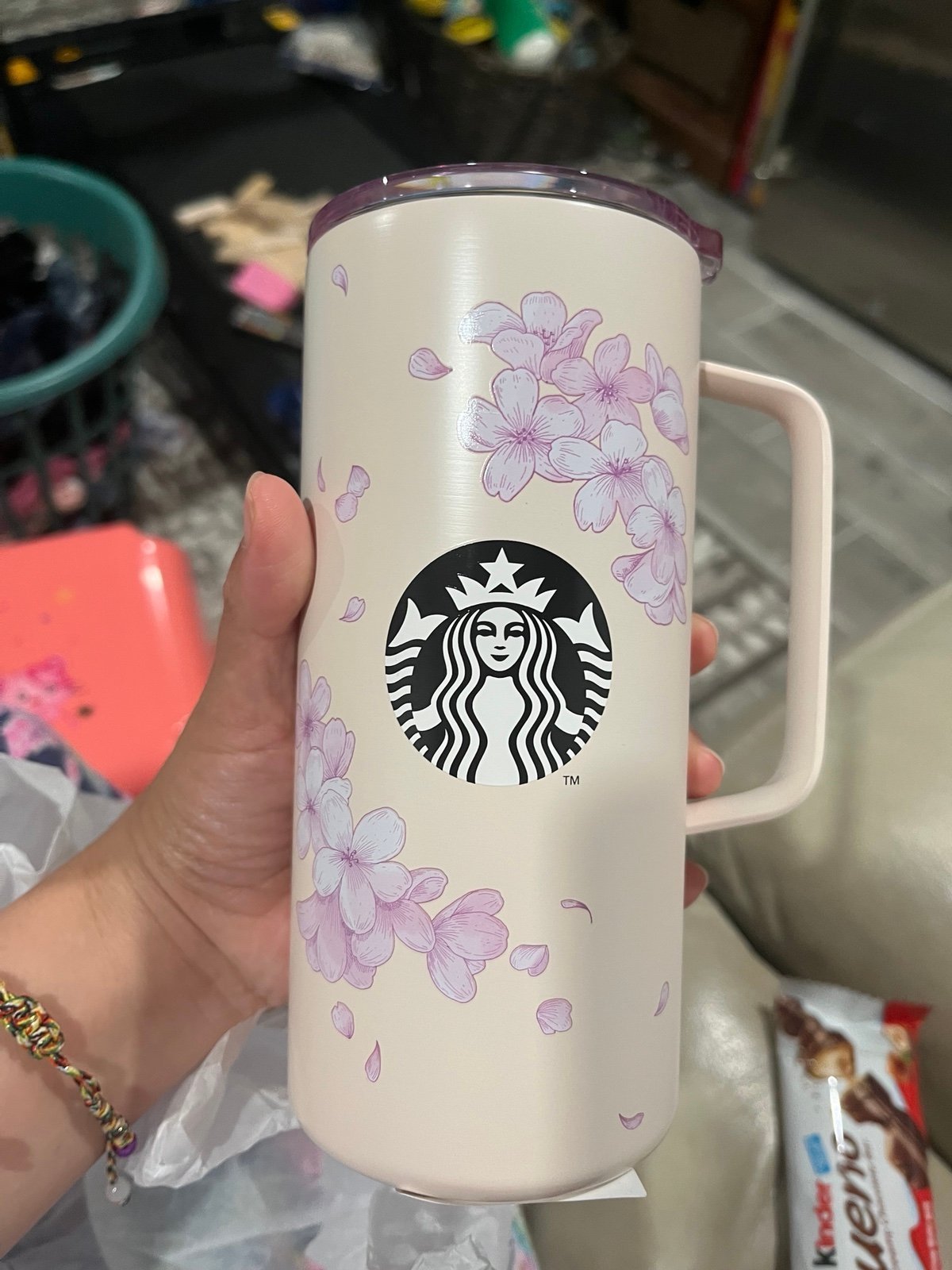 Starbucks Korea pink Sakura SS tumbler