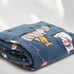 NWT Vera Bradley Fleece Blanket Throw 80 X50 Retails 65 Cat's Meow Blue