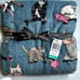 NWT Vera Bradley Fleece Blanket Throw 80 X50 Retails 65 Cat's Meow Blue