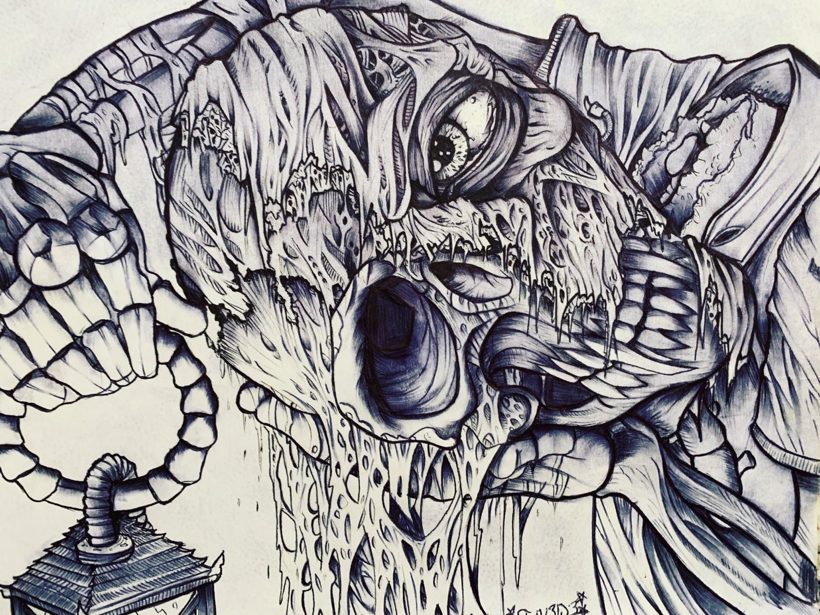 Custom artwork “Gravedigger”