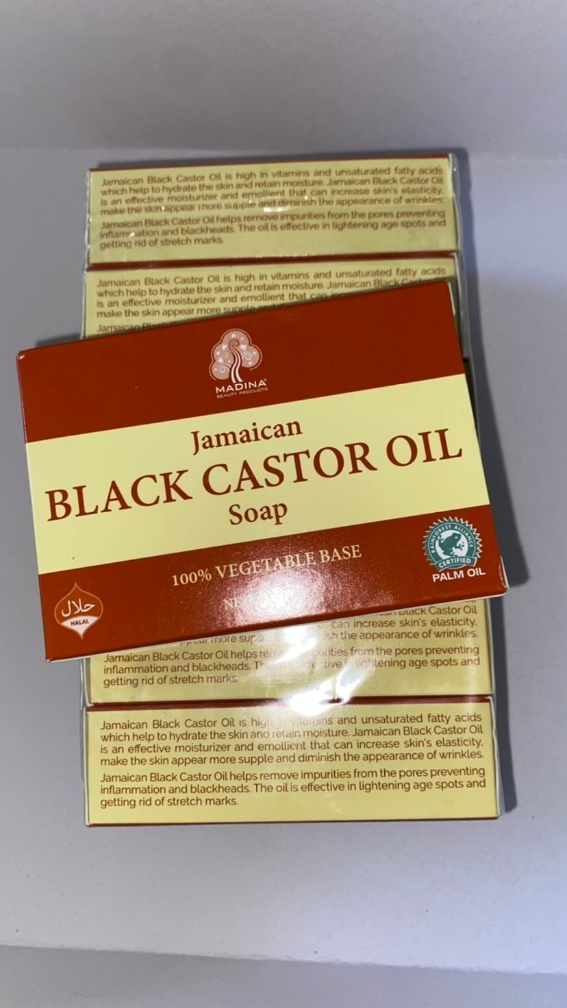 (6) Count Jamaican Black Castor Oil Soap