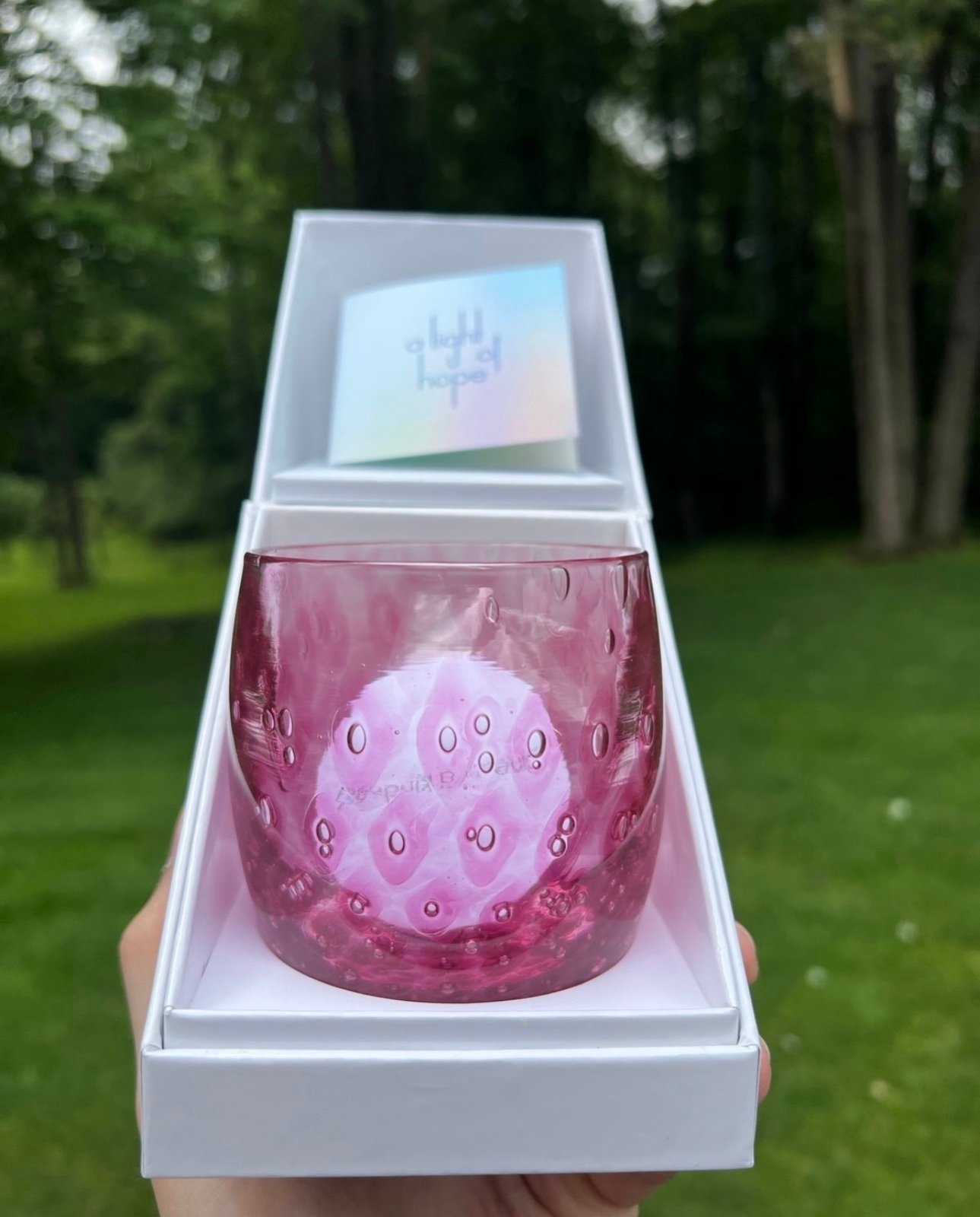 Glassybaby - One of a kindness March 2023 Candle Votive HTF RARE SOLD OUT