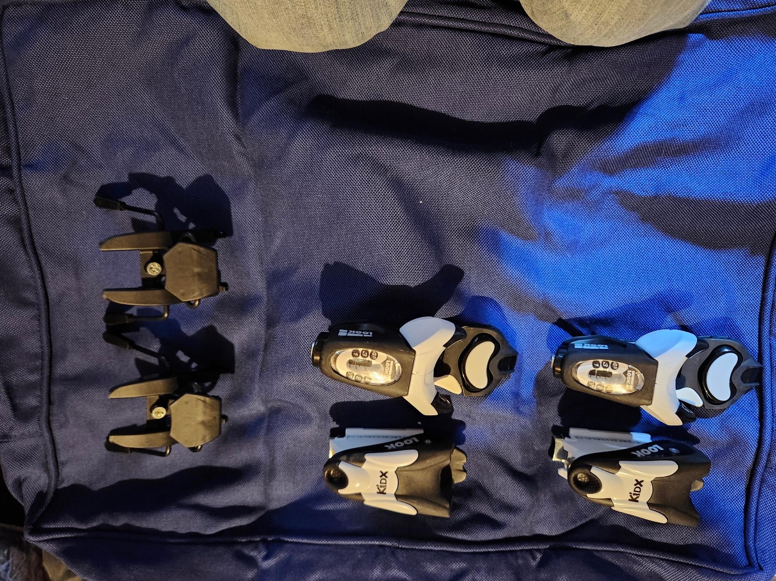 Look Kid-X 4 B76 Ski Binding (Black/White) full set