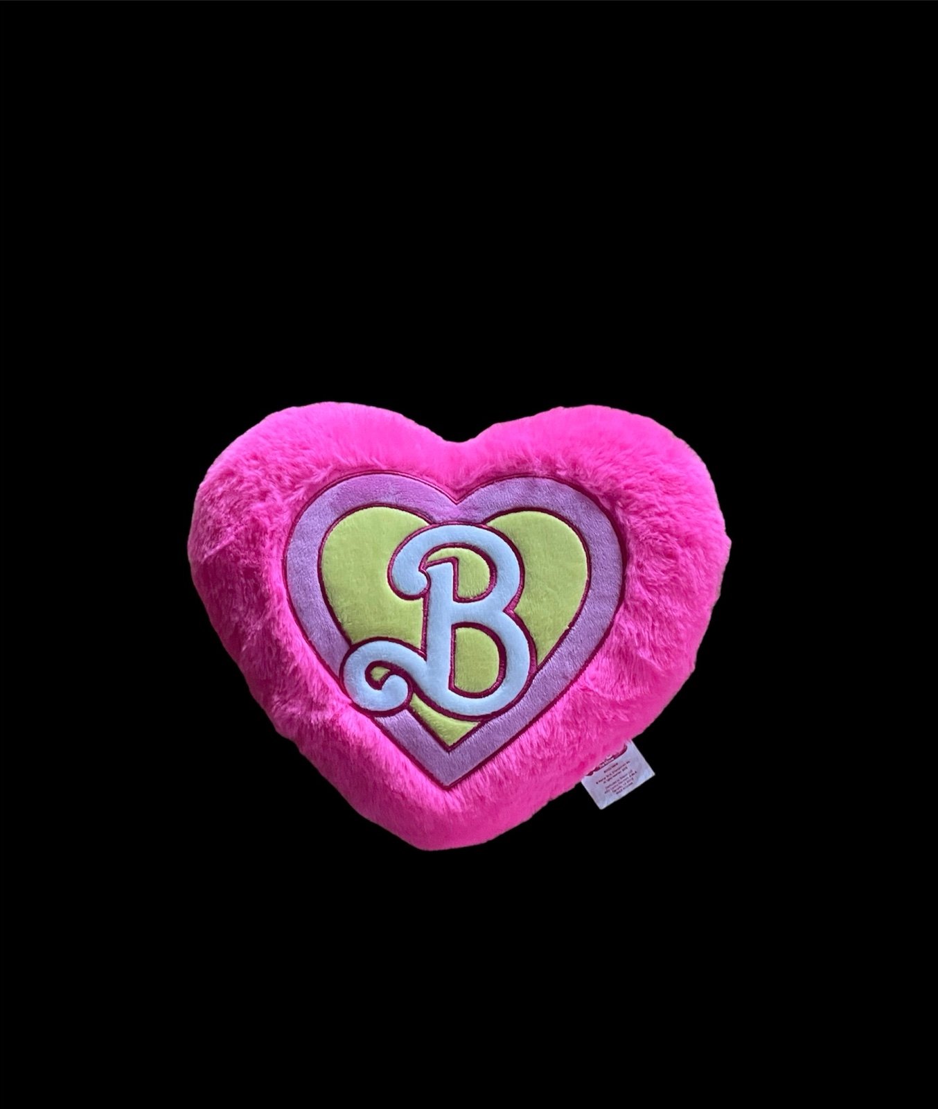 Exclusive Pink Barbie The Movie 11” Heart Pillow