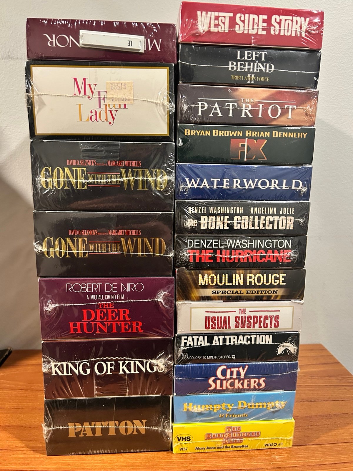 Factory Sealed VHS Movie Lot x20