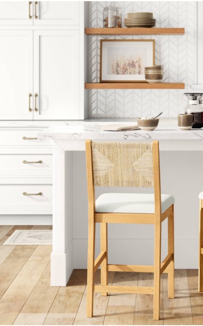 Bowman Counter Height Barstool Woven and Wood - Threshold™