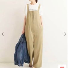 IENA Back Bow Wool Ox Jumpsuit 36