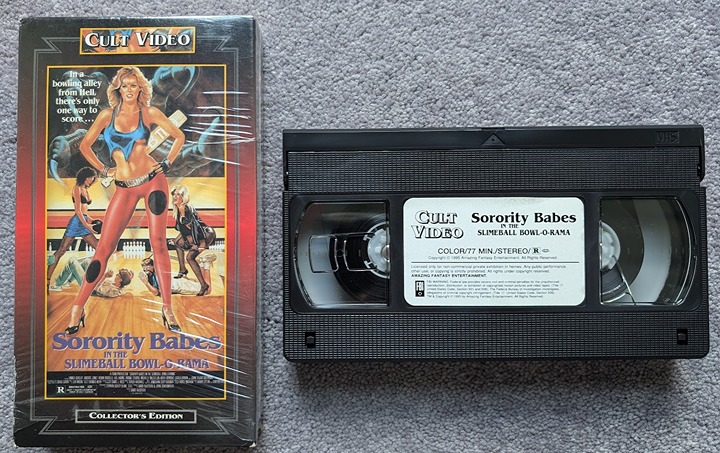 Sorority Babes in the Slimeball Bowl-O-Rama VHS 1987 Cult Horror Linnea Quigley