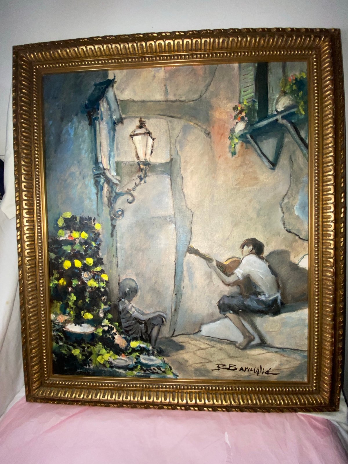 F Bisciglia artist painting - -