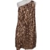 Alexis Admor Gold Brown Sequin Cocktail Dress New with tags Size Medium