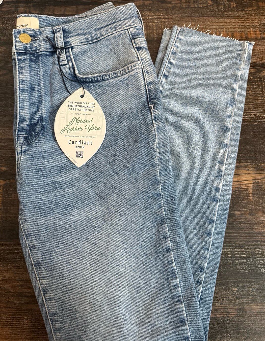 Triarchy Light Indigo High-Rise Skinny Jean Women's Size 26 NWT