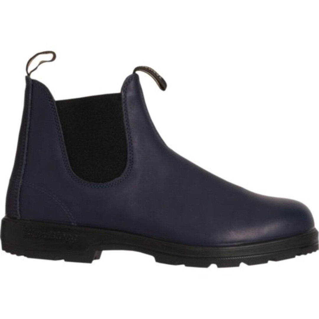 BLUNDSTONE MEN'S 2246 LEATHER CHELSEA BOOTS WATER RESISTANT NAVY BLUE 13