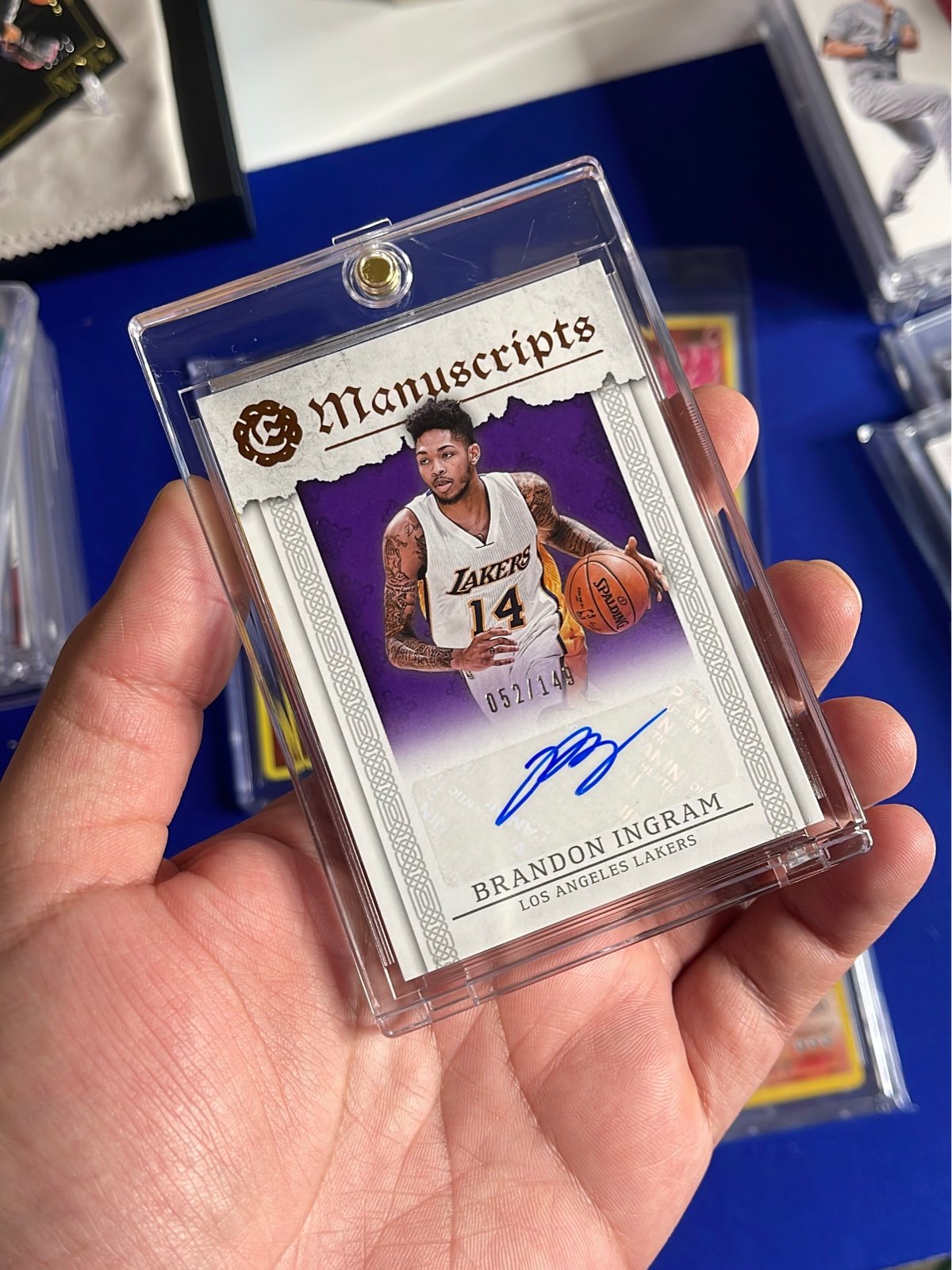 2016-17 Brandon Ingram Excalibur Manuscripts Autographed Numbered /149