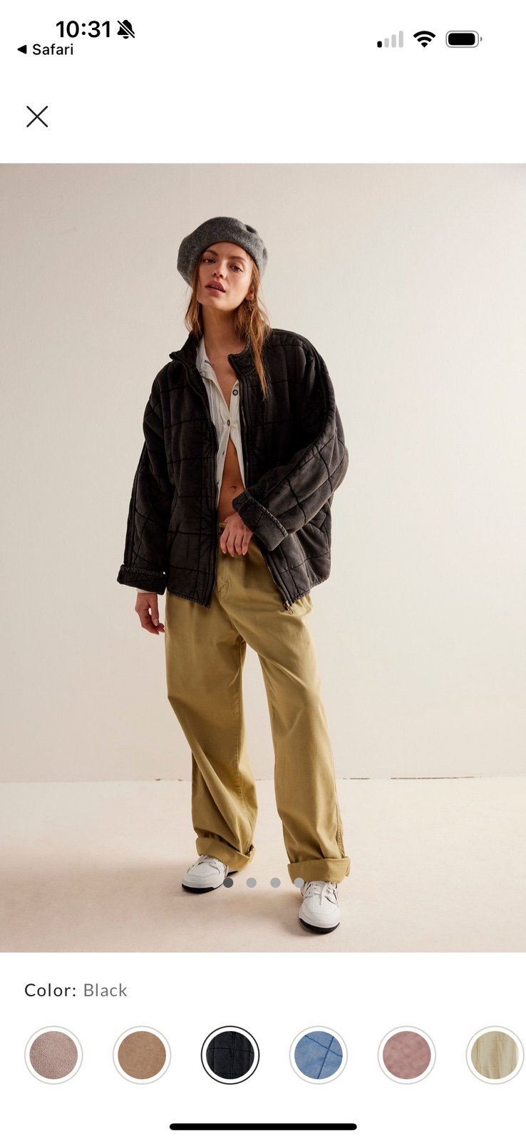 Free people quilted jacket
