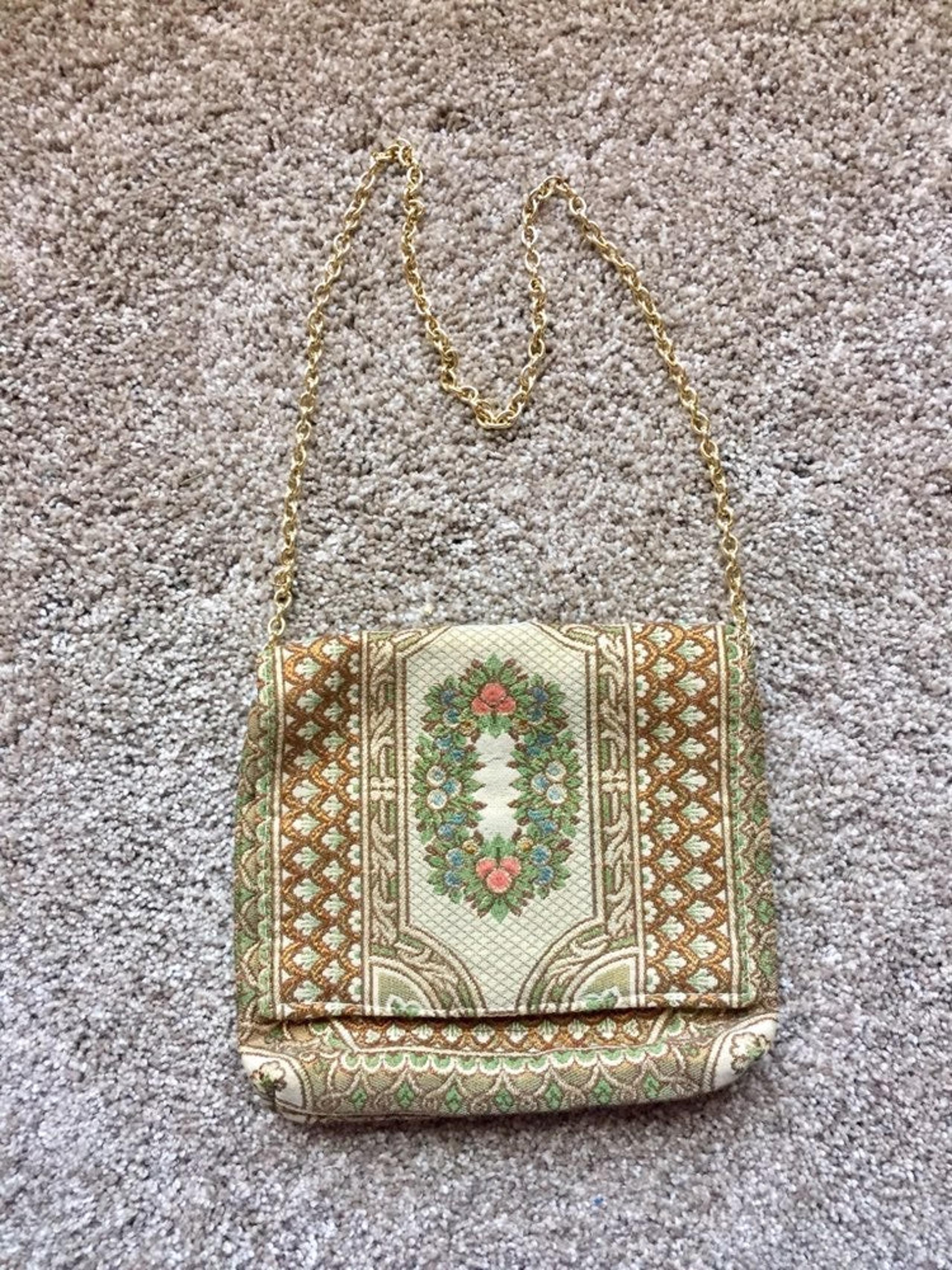 Vintage Walborg Tapestry Purse