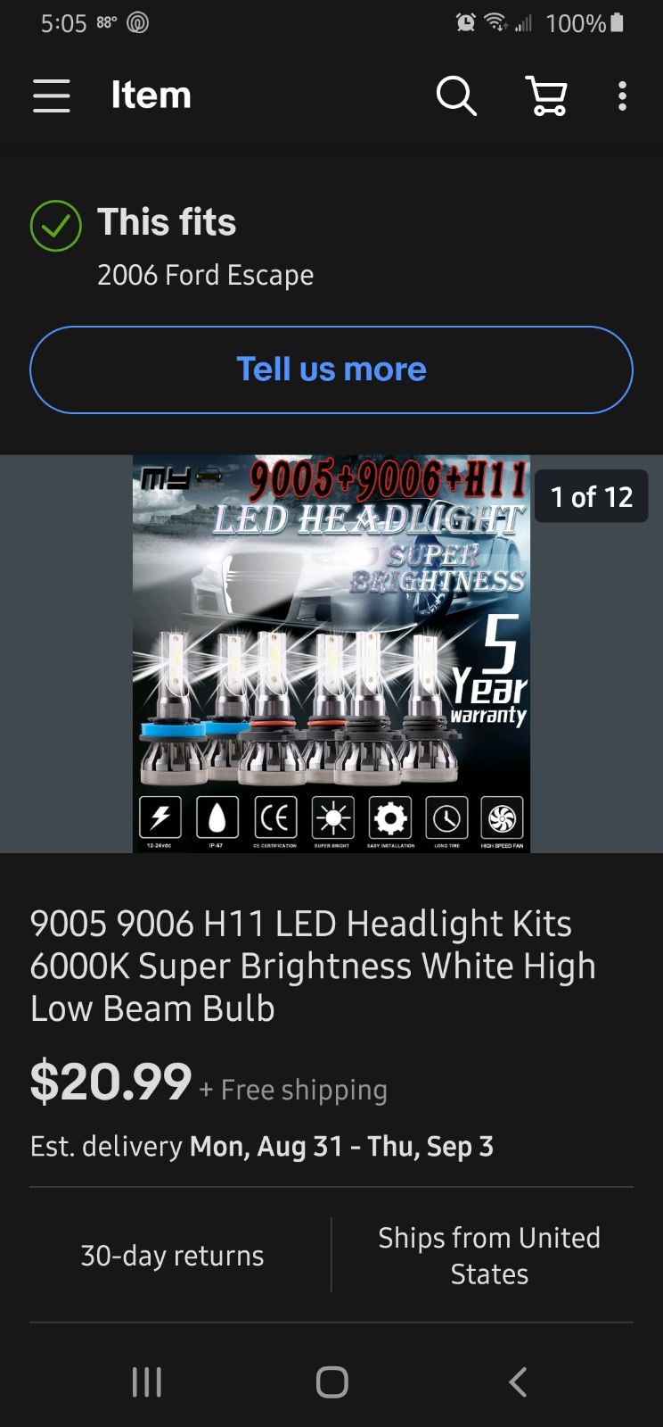 led lights for your car