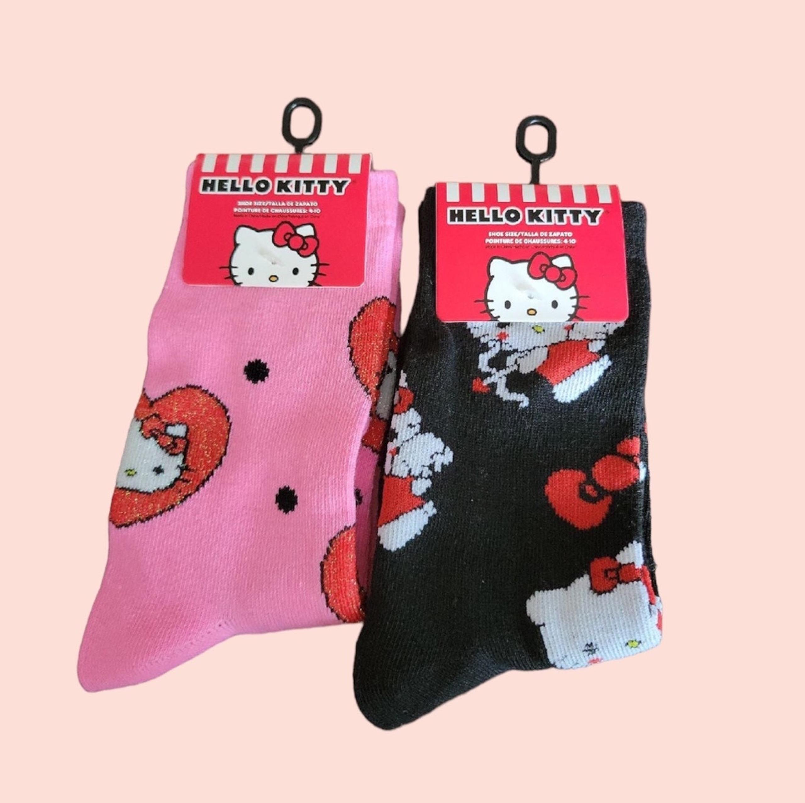 Hello Kitty Valentines Cupid and Heart 2022 Sock Bundle Size 4-10