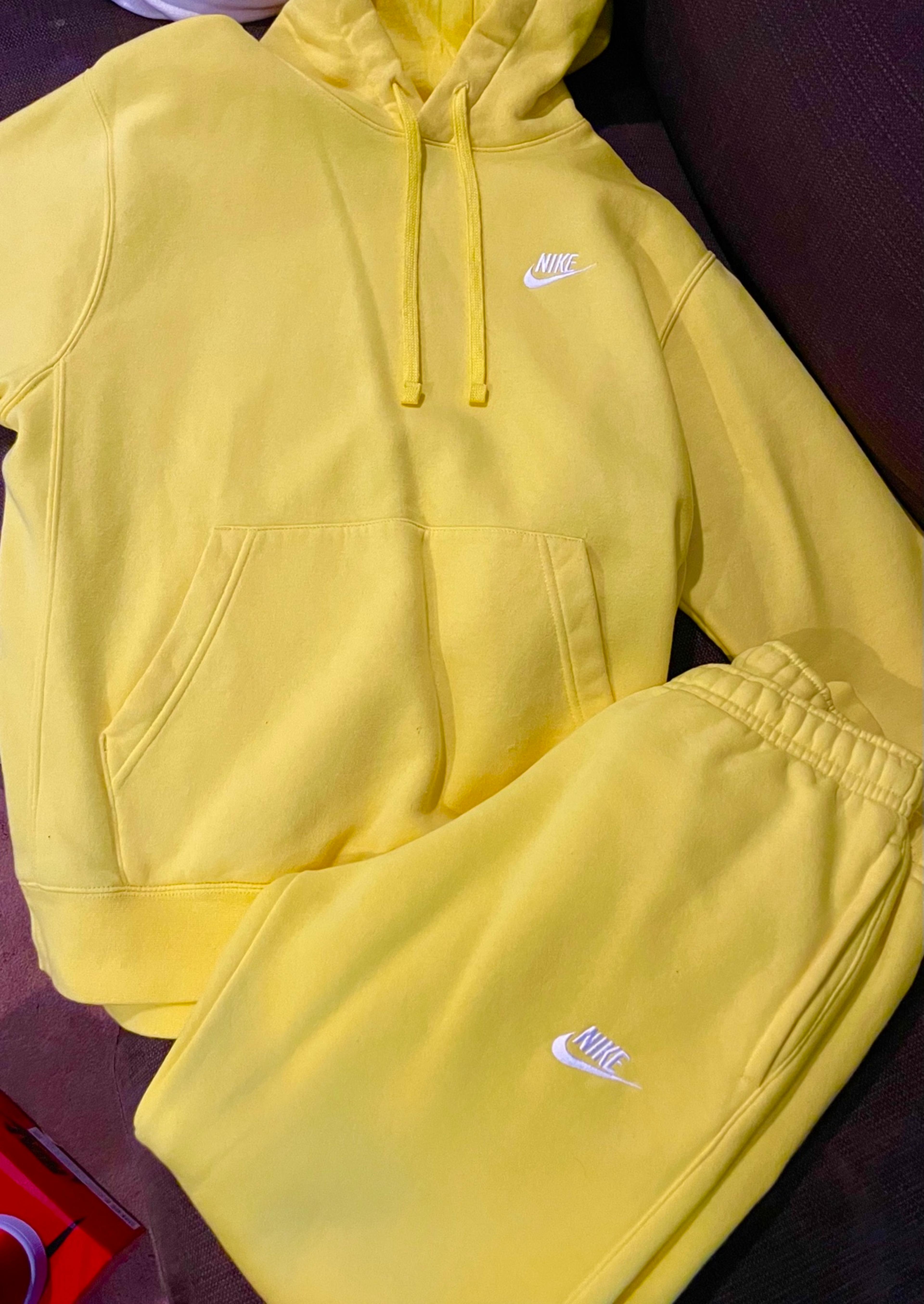 Yellow nike suit Clearance