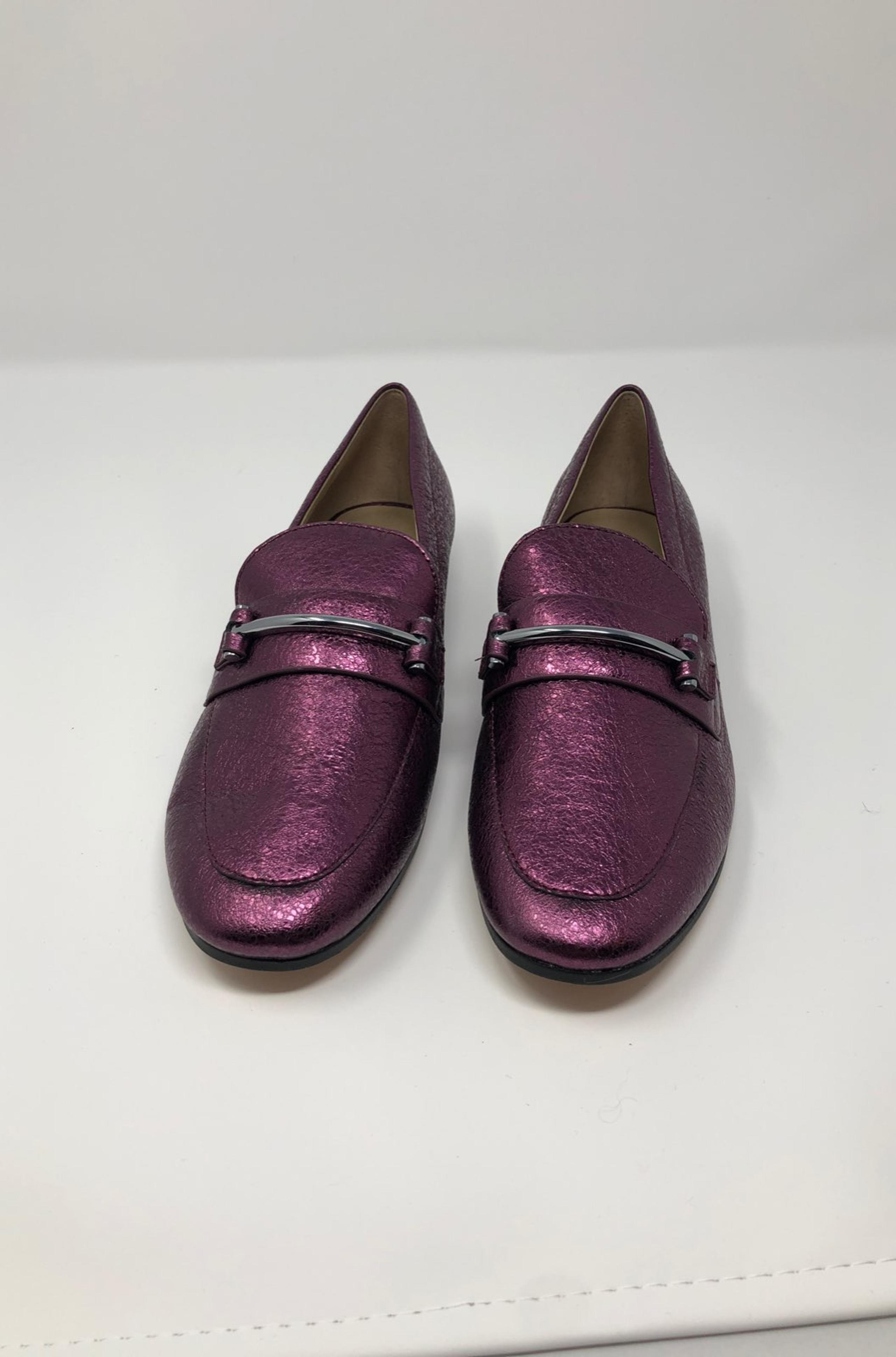 Enzo Angiolini Purple Slip On Flats