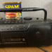 Vintage Sanyo W738 Boombox Dual Cassette