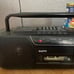 Vintage Sanyo W738 Boombox Dual Cassette