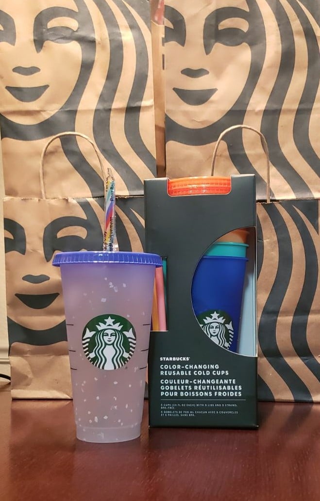 Starbucks Color-Changing and Confetti